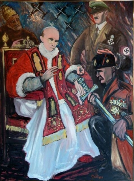 Pius XII Blessing Nazi Arms